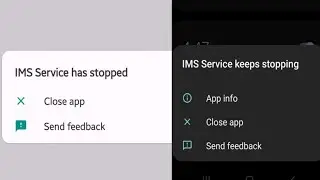 How to fix IMS Services has stopped problem samsung 2022 | ims Services keeps stopping samsung 2022