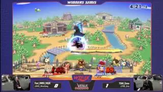 WTFOX 2: Smash 4 Singles - Fox | MVG | Mew2King (Cloud) vs TSM | Zero (Diddy) - Winners Semis
