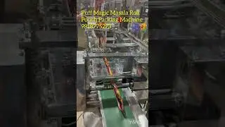 Puff Magic Masala roll Pouch Packing machine