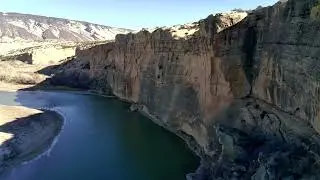 Yampa River Drone flight from Josie Morris Trail