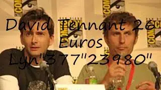 How to pronounce David Tennant 26 Euros Lyn