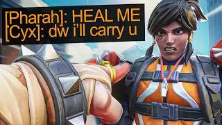 Carrying this Pharah that blamed the supports | Overwatch 2