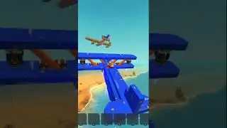 I tried to make a flying aircraft carrier... (scrap mechanic)