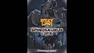 Spinosaurus (JP3) vs Rexy (JW) |#jurassicpark3 #jurassicworld #jurassicworldfallenkingdom #shorts