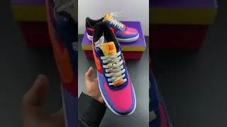 Undefeated x Nike Air Force 1 Low Polar Total Orange Multi Color