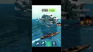 {Battle Of Warship}🏴&zwj;☠️ || 4 Kill😱😱 in a minute🔥🔥 || HMS Rodney🔥 ||#modernwarships #battleship