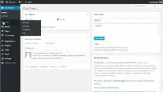 WordPress Dashboard - How to Create Website Using WordPress
