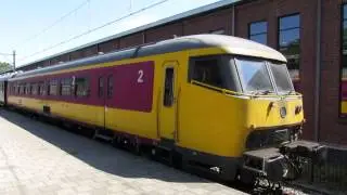 Benelux stuurstrand rijtuig in het Spoorwegmuseum