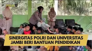 SINERGITAS POLRI DAN UNIVERSITAS JAMBI BERI BANTUAN PENDIDIKAN