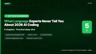 What Language Experts Never Tell You About 2026 AI Coding | #NEWIT