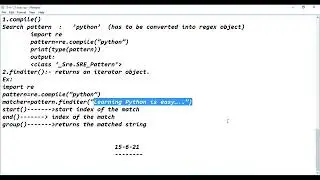 REGULAR EXPRESSIONS IN PYTHON WITH EXAMPLES