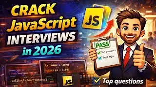 Crack JavaScript Interviews in 2026 | ES6 Interview Series