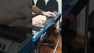 Pedal Steel Guitar solo - Improvisation over a backing track #country #shorts #steel #improvisation