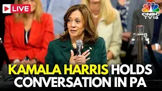 LIVE: Kamala Harris Campaigns in Swing Battleground Rust Belt Pennsylvania | Liz Cheney | USA | N18G