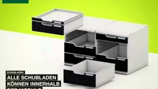 Exacompta Schubladenbox A3 Modulo 323014D schwarz