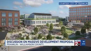 Discussion on massive development proposed in Franklin