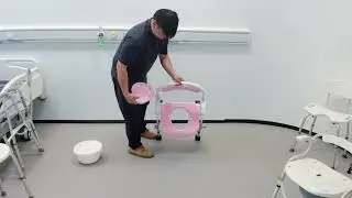 Tool-free Assembly Aluminium Bathroom Bath Shower Chair for Elderly KJT 740C