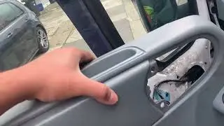 How to replace door check straps on Ford Transit MK7 Van 2011