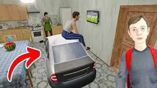 Schoolboy Runaway Stealth - But Gena Parked His Car In The Kitchen