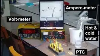 PTC resistor demonstration