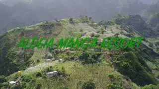 DJI drone flying in Paul Valley, Santo Antao, Cape Verde