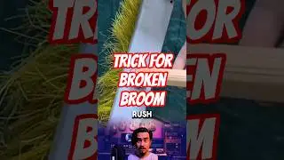 FIX YOUR Broken Broom #short #diy