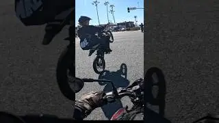 Biker 🏍️💨 vs Electric Bike 🚲💨