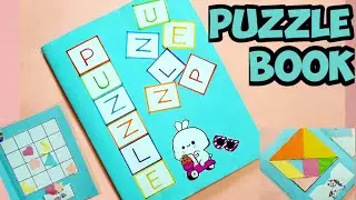 How to make a Puzzle book | DIY Puzzle Games book