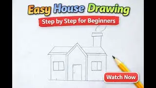 Simple House Drawing Tutorial | Easy Pencil Sketch&rdquo;