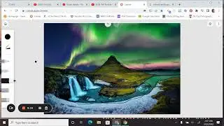 Google Chrome Canvas: Digital Drawing Landscape