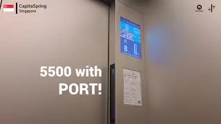 Schindler PORT Elevators - CapitaSpring, SG (Parking)