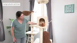 Armarkat Model X7805 Premium Cat Tree in Goldenrod, Jackson Galaxy Approved, Six Levels