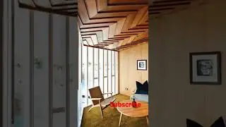 Mahogany wood ceiling with beautiful lights designs no.2