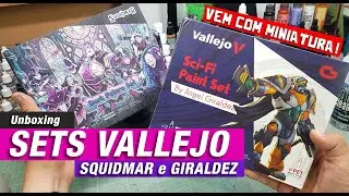 Comprei 2 Sets da Vallejo Squidmar e Angel Giraldez com miniaturas inclusas - UNBOXING