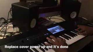 Korg Krome popping, cutout, horrible sound easy FIX!