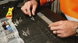 my process on how I sharpen my fixed blade broadheads..