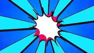 Animated Pop Art Starts Comic Background #nocopyrightsvideo, #royaltyfreedownload, #freevideo