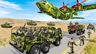 Army Truck driving cargo Transport US Military Offroad simulator 3D | Android Game play 