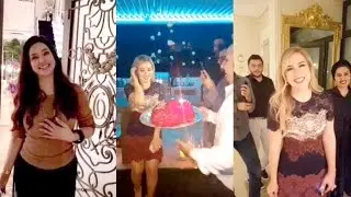 لجين عمران تنظم حفلة في حديقة منزلها لتوديع صديقتها ديما