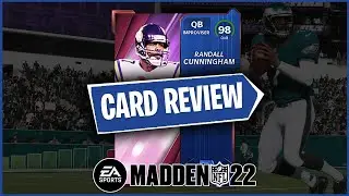 How Good Is 98 OVR Free Agent Randall Cunningham? MUT 22 Gameplay + Card Review
