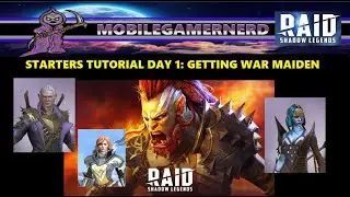 EP 3 STARTERS TUTORIAL DAY 1: GETTING WAR MAIDEN (RAID SHADOW LEGENDS)