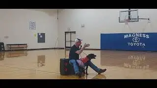 Russ And Diskey The Dynamic Disc Duo at Harrison Middle School