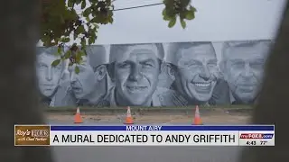 Roy's Folks: Mount Airy mural dedicated to Andy Griffith