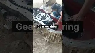 Gear repairing of Biomass pellet plant. #biomass #biomasspellet #pelletmachine