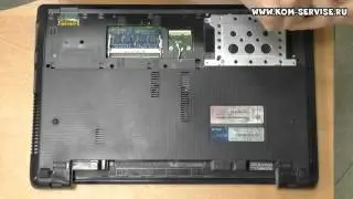 Инструкция по замене памяти, жесткого диска, WI FI и DVD RW ноутбука ASUS A53s