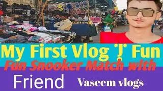 My First Vlog | Fun Snooker Match with Friends