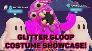 Glitter Gloop Costume Showcase! (October 24&rsquo; Fall Guys Fame Pass!) I Team With Trio Of Spooky Woos!