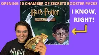 Harry Potter Trading Card Game || Chamber of Secrets 10 Booster Pack opening