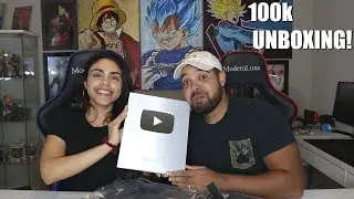 100K YOUTUBE SILVER PLAY BUTTON AWARD UNBOXING!