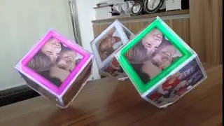 Magical rotating photo cube - EVEREN